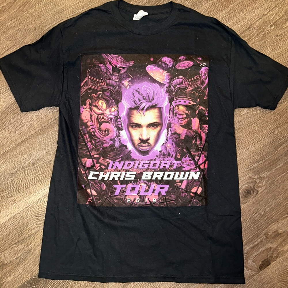 Chris brown Indigo tour t shirt